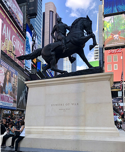 Kehinde Wiley equestrian sculpture